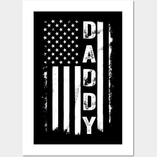 Father Day american flag Posters and Art